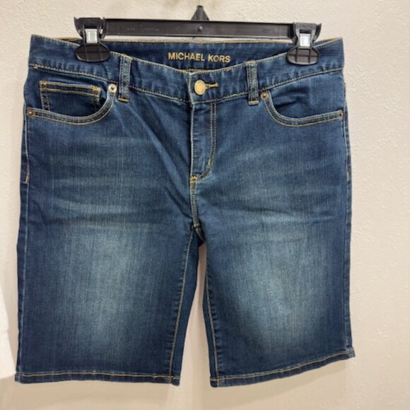 Michael Kors Denim Shorts Size 0 - Picture 1 of 4